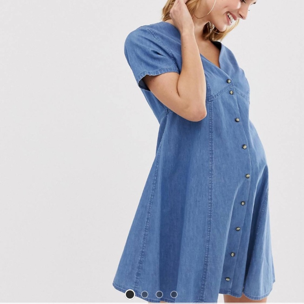ASOS Maternity dress denim